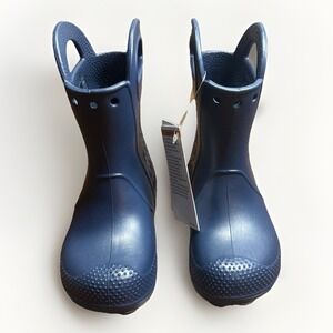 Crocs Children Toddler Handle It Rain Boots Navy Blue Size C9 Waterproof